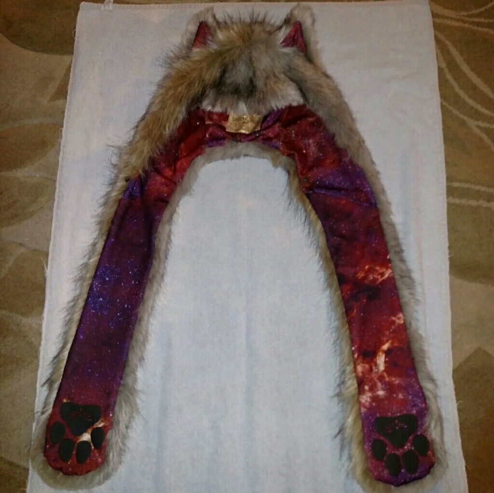 Galaxy Arctic Wolf Spirithood